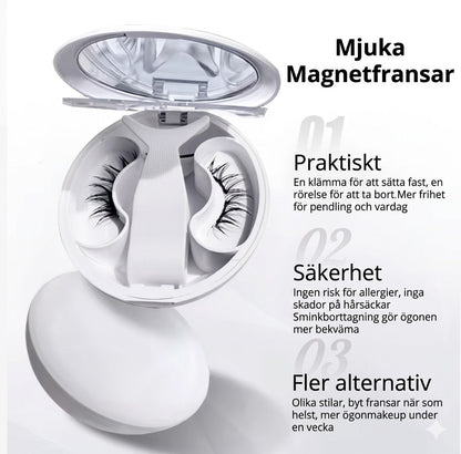 Magnetiska ögonfransar utan lim & utan krångel